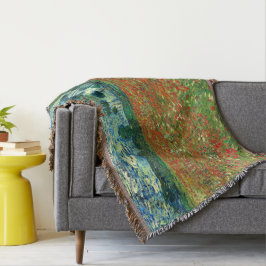 Cobertor Poppy Field por Vincent Van Gogh