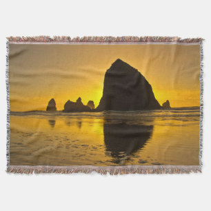 Cobertor Pôr do sol, Cannon Beach, Oregon, EUA