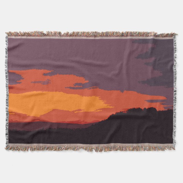 Cobertor pôr do sol simplificado (Frente)