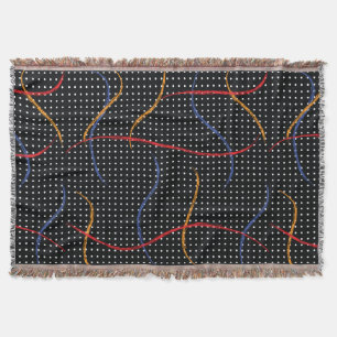 Cobertor Portas e Splatter de Pintura Retroativa