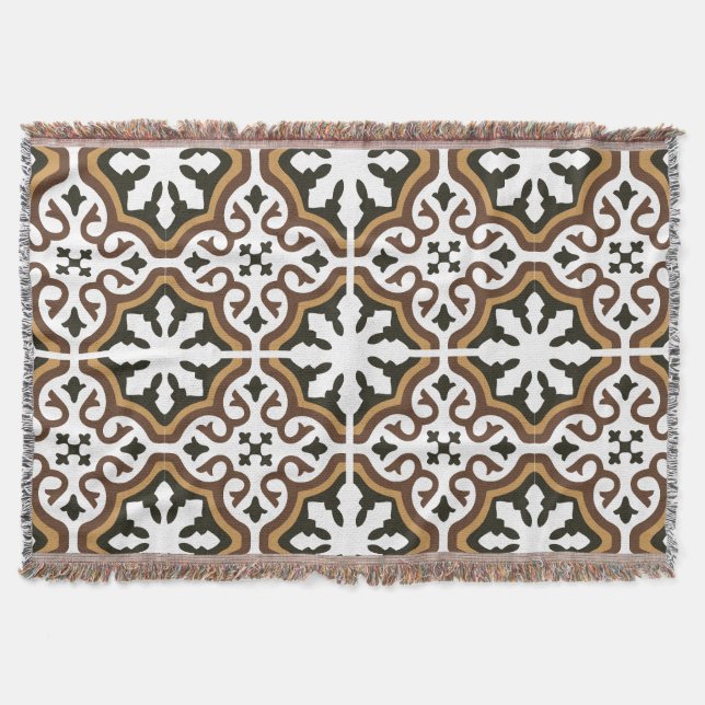 Cobertor Portuguese tiles 3 (Frente)