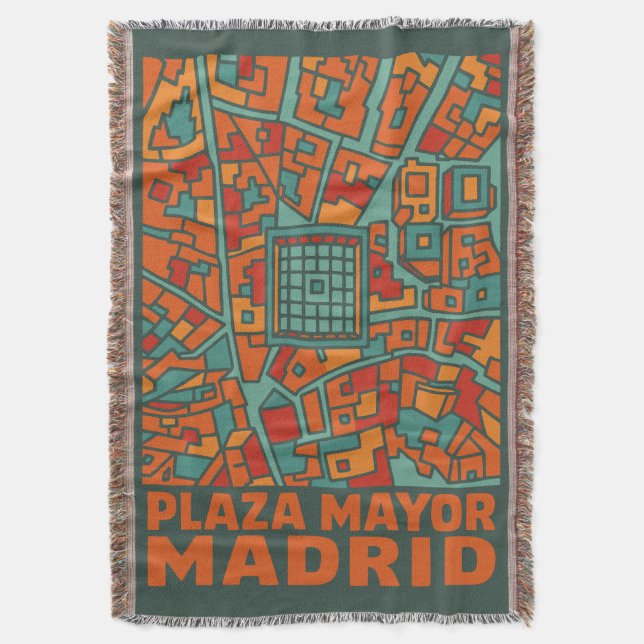 Cobertor Praça Maior de Madrid (Frente Vertical)