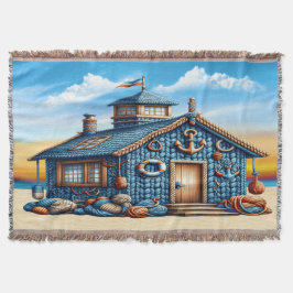 Cobertor Praia Hut Throw Blanket