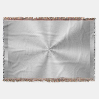 Cobertor Prata brilhante metálica do falso elegante