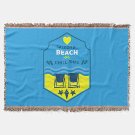 Cobertor Presente britânico na praia