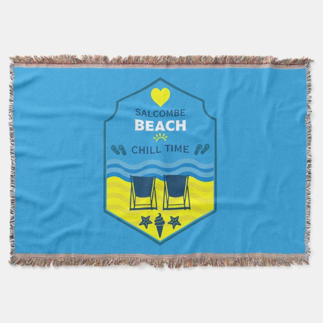 Cobertor Presente britânico na praia (Frente)