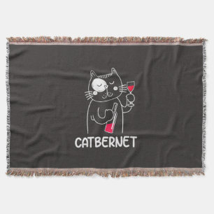 Cobertor Presente de Natal Bebedor de Vinho Catbernet