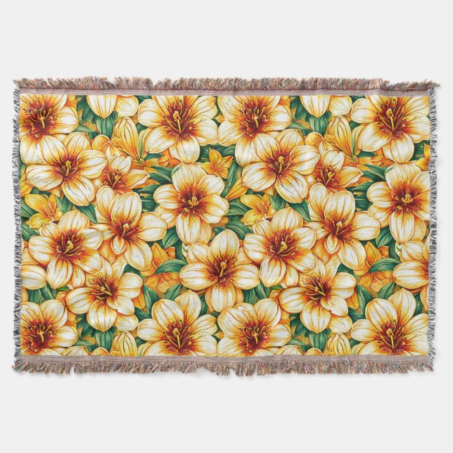Cobertor 🌿 Presente Floral Nature Para Conforto Aconchegan (Frente)