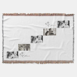 Cobertor Presente Mínimo Elegante Floral Mãe