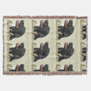 Cobertor Presentes de Arte Negros Labrador