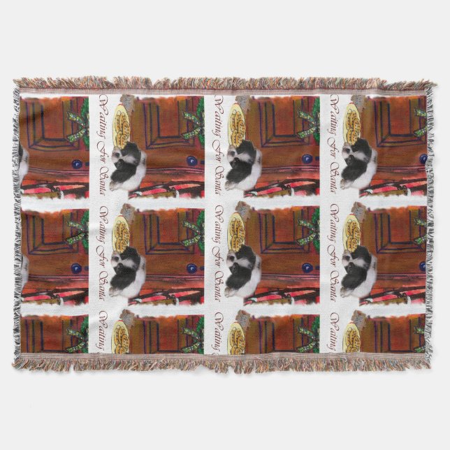 Cobertor Presentes de Natal no Chin Japonês (Frente)