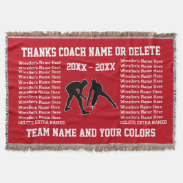 Cobertor Presentes para treinadores da luta, suas CORES e