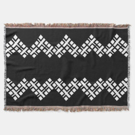 Cobertor Preto e Branco