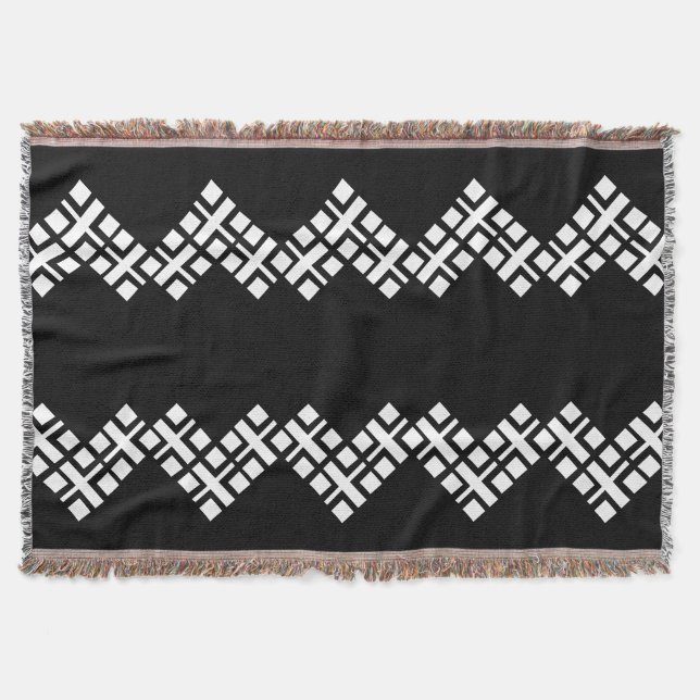 Cobertor Preto e Branco (Frente)