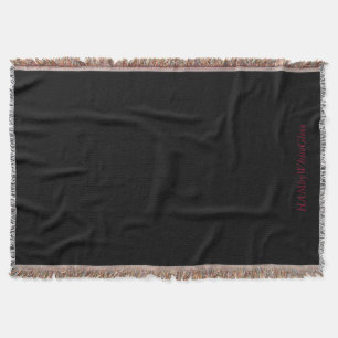 Cobertor Preto/Tano - Lançar em Aberto - HAMbyWhiteGlove