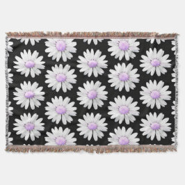 Cobertor Pretty Purple Dotted Daisy's