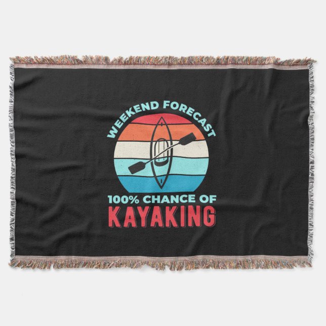 Cobertor Previsão Do Fim De Semana 100 Chance De Kayaking (Frente)