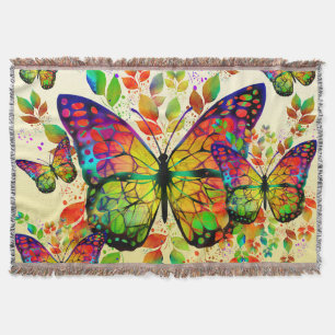 COBERTOR PRIMAVERA BOTTERFLIS NATUREZA COLORIDA