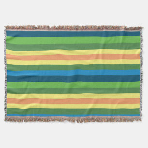 Cobertor Primavera stripes colorido