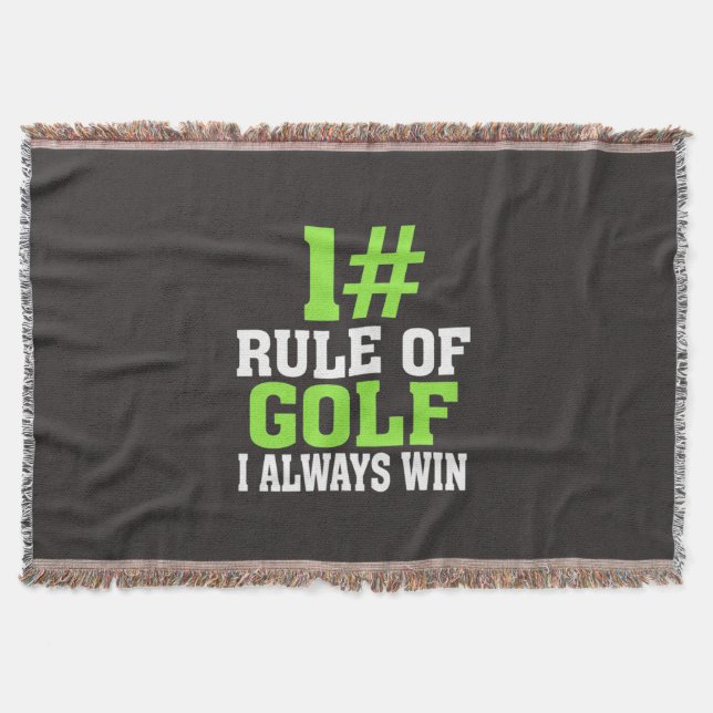 Cobertor Primeira Regra De Golfe (Frente)