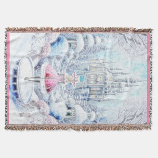 Cobertor Princesa Rosa (Frente)