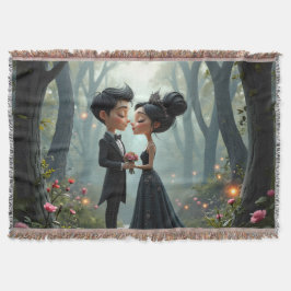 Cobertor Promessas ao Luar – Um Cute Momento de Casamento G