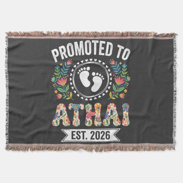 Cobertor Promoted to Athai 2026 First Time Aunt (Frente)