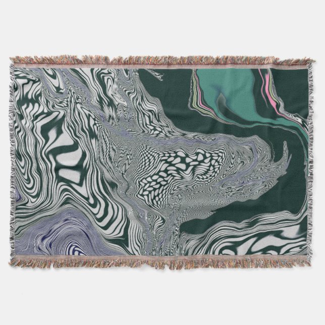 Cobertor Psychedelic Marble Swirl (Frente)