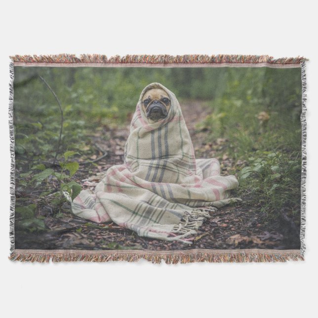 Cobertor Pug In A Blanket (Frente)