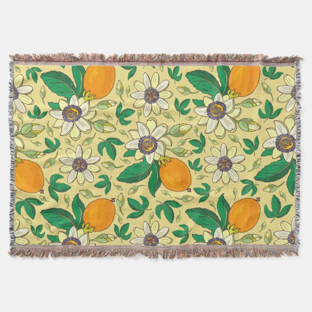 Cobertor Pumpkins & Leaves: Colheita de outono (Frente)