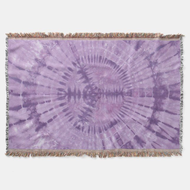 Cobertor Púrpura de Paz, Tie Dye (Frente)
