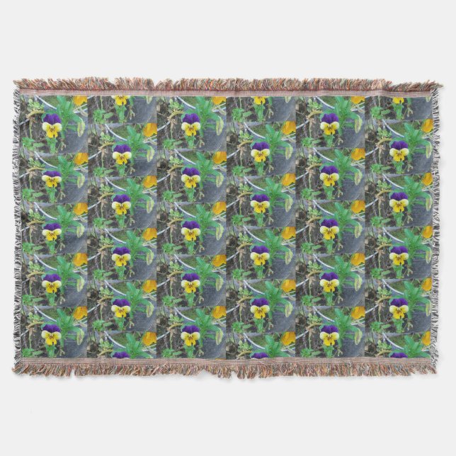 Cobertor Púrpura e amarela (Frente)