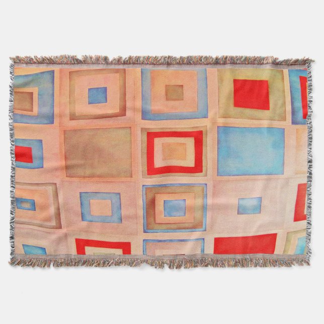 Cobertor Quadrados coloridos (Frente)