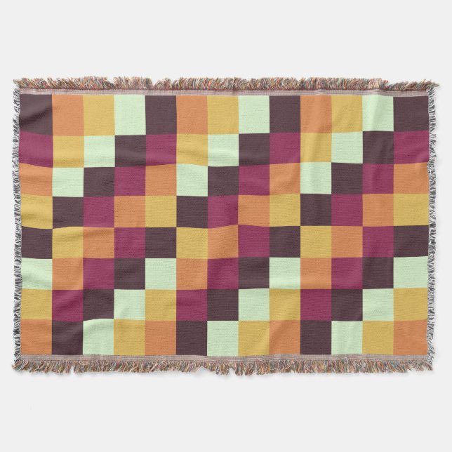 Cobertor Quadrados coloridos 08 (Frente)