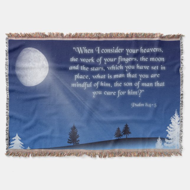 Cobertor Quando Considero Os Seus Céus (Frente)