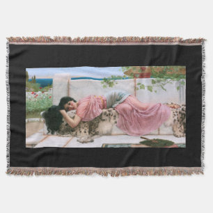 Cobertor Quando o coração é jovem por John William Godward