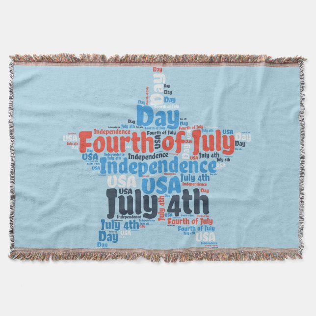 Cobertor Quarto de julho (Frente)