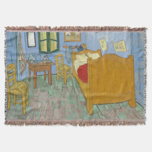 Cobertor Quarto de Vincent em Arles por Vincent van Gogh (Frente)