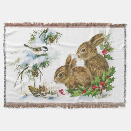 Cobertor Quickadee Bunnies Holly Warm