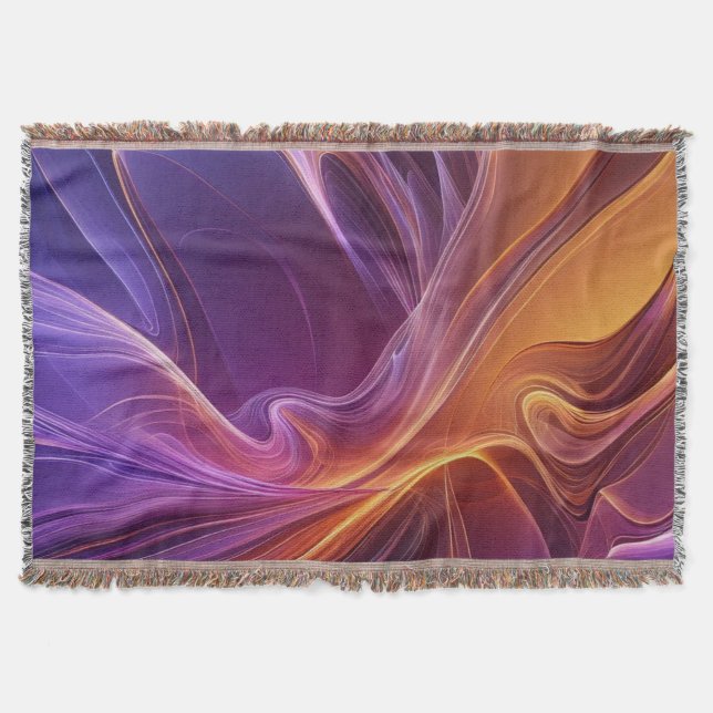 Cobertor Radiant orange purple (Frente)