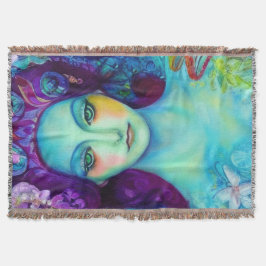 Cobertor Rainha Fada Encantada com Borboletas