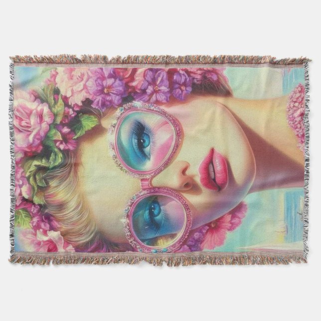 Cobertor Rainha Tropical Glamor (Frente)