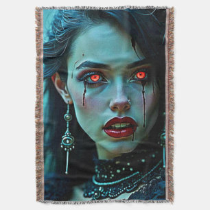 Cobertor Rainha Vampira: Arte de Sedução Obscura
