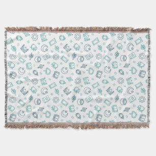 Cobertor Ramadã Doodles Throw