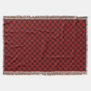 Cobertor Ramsay tartan red xadrez
