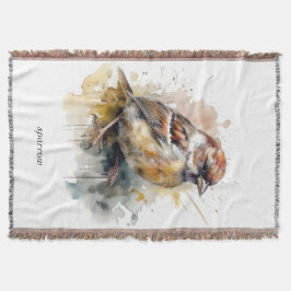 Cobertor Rastreador de Aquarela Russo, personalizado