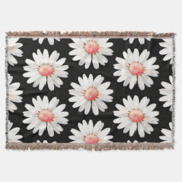 Cobertor Red Dotted Daisy's