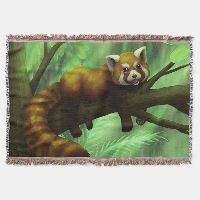 Cobertor Red Panda throw blanket (Frente)