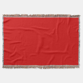 Cobertor Red Throw Blanket