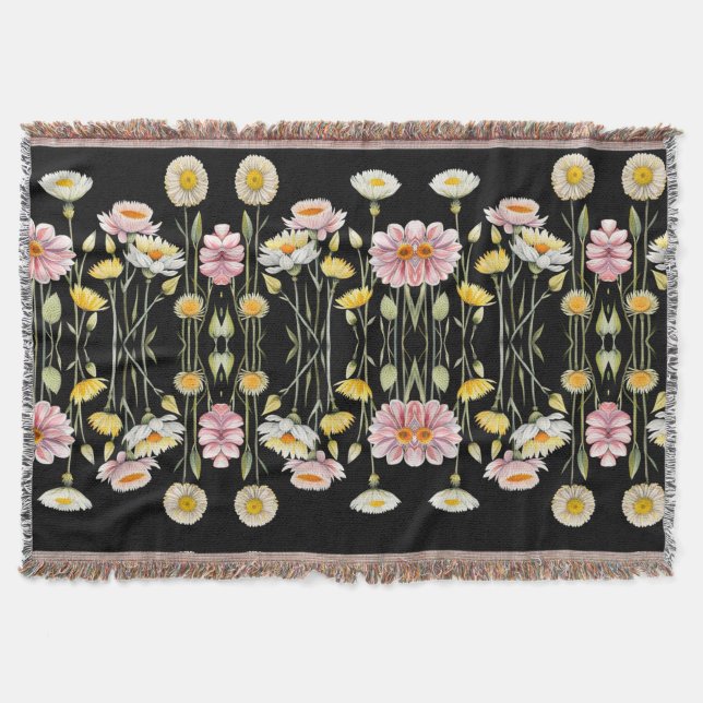 Cobertor Reflexões Florais (Frente)